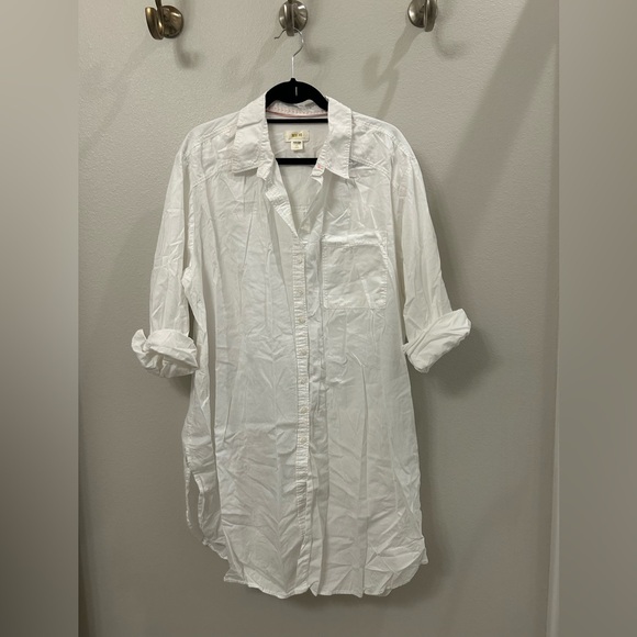 Anthropologie Maeve White Blouse - Picture 1 of 3